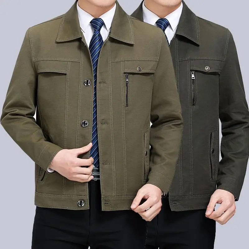 2023 Spring and Autumn Jacket Men's Outerwear Button Slim Business Coats Casual Solid Color Top Jackets for Male Clothing U149
2023 Spring and Autumn Jacket Men's Outerwear Button Slim Business Coats Casual Solid Color Top Jackets for Male Clothing U149