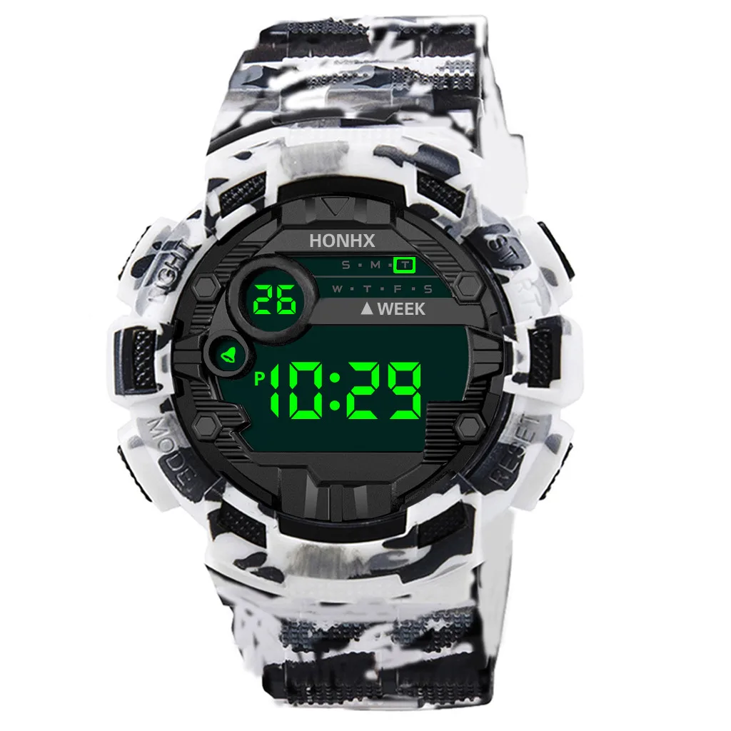

Luxury Mens Digital LED Watch Date Sport Men Outdoor Electronic Watch relojes raros originales hombres часы нержавеющая сталь