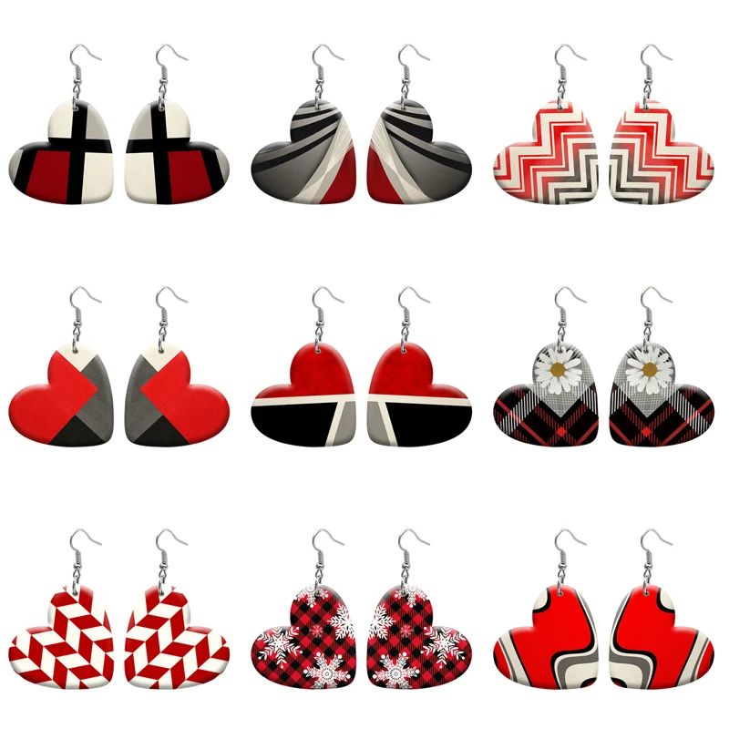 Red Patchwork Pattern DIY Heart Resin Hook Earrings For Women Jewelry Y2K Piercing Ear Drop Dangle Accessories Gift For Girls
Red Patchwork Pattern DIY Heart Resin Hook Earrings For Women Jewelry Y2K Piercing Ear Drop Dangle Accessories Gift For Girls