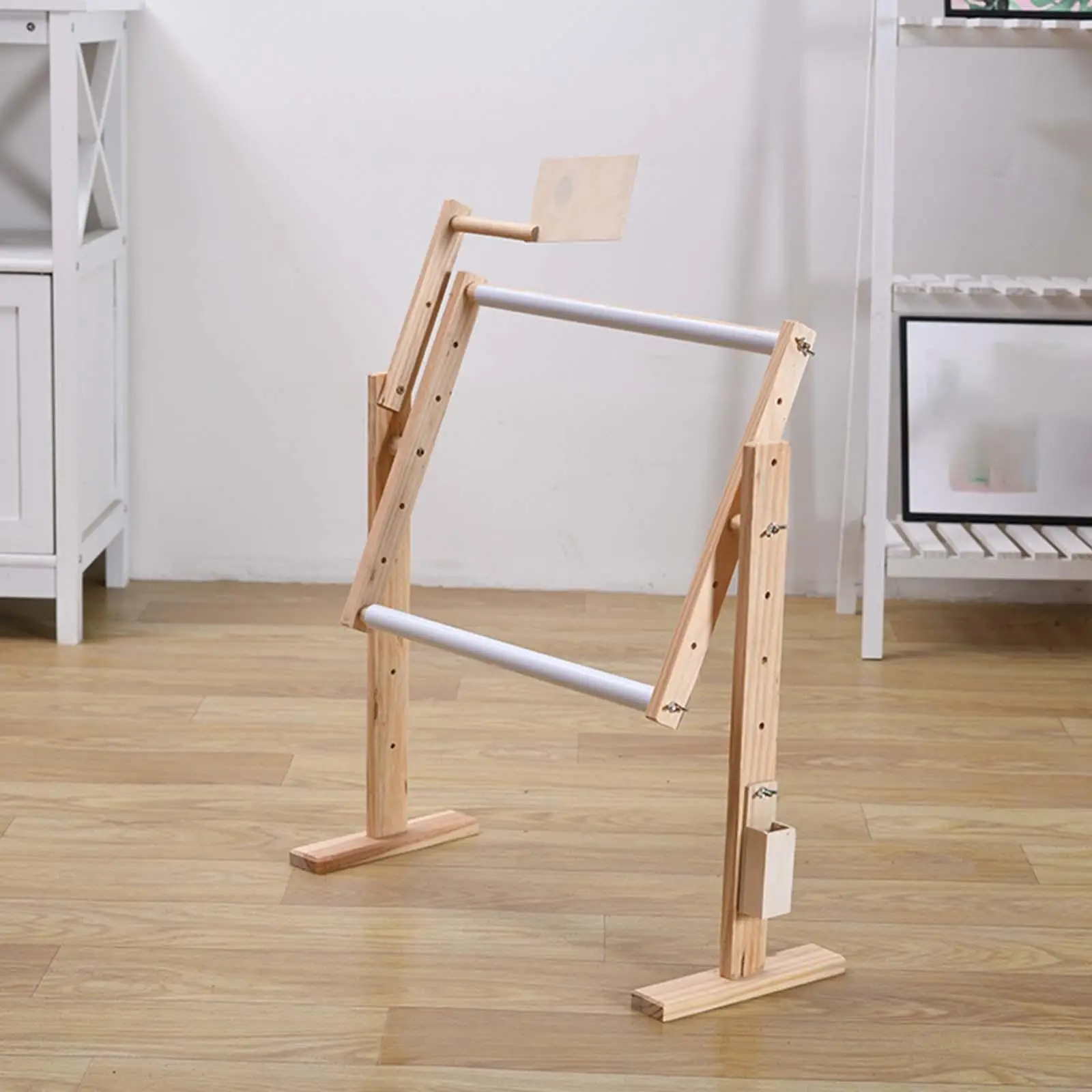 Adjustable Wood Embroidery Frame Stand Cross Stitch Rack Holder Embroidery Lap Stand Table Needlework Sewing Tools
Adjustable Wood Embroidery Frame Stand Cross Stitch Rack Holder Embroidery Lap Stand Table Needlework Sewing Tools