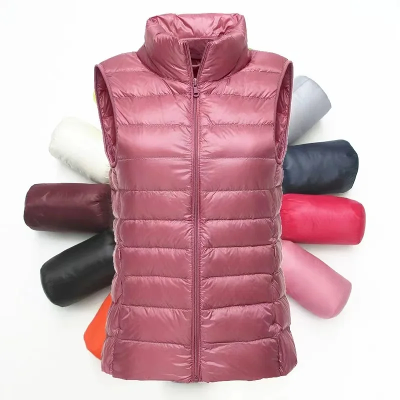 Women Portable Duck Down Vest Coat 2023 Winter Ultralight Sleeveless Puffer Duck Feather Parka Jackets Windproof Warm Waistcoat
Women Portable Duck Down Vest Coat 2023 Winter Ultralight Sleeveless Puffer Duck Feather Parka Jackets Windproof Warm Waistcoat