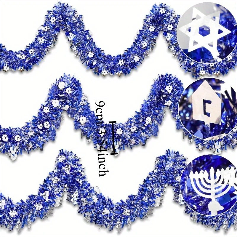 Серебряная цветочная лента для Ханука
Серебряная цветочная лента для Ханука