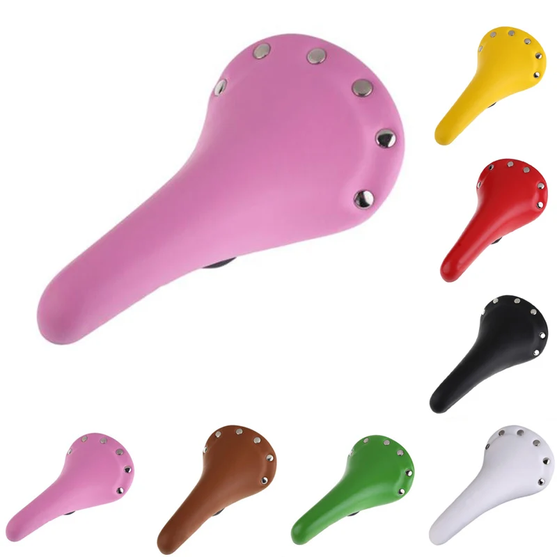 Rivet PU Leather Fixed Gear MTB Fixie Bike Track Ployurethane Leather And Stainless Steel Bicycle Cycling Saddle
Rivet PU Leather Fixed Gear MTB Fixie Bike Track Ployurethane Leather And Stainless Steel Bicycle Cycling Saddle