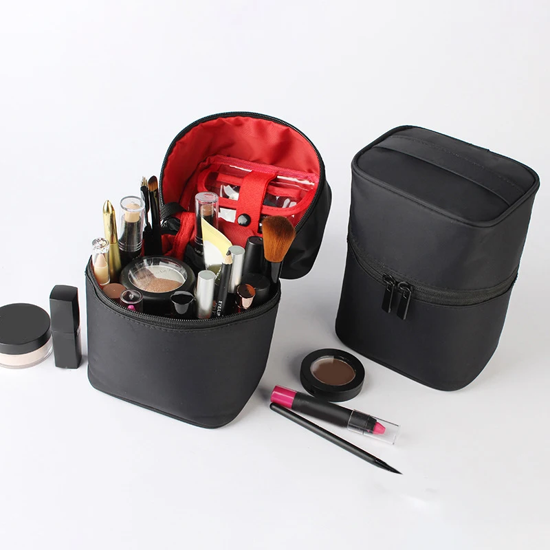 Women Barrel-shaped Cosmetic Bag Make Up Case Zipper Beauty Wash Box Toiletry Organizer Beautician Necessary Travel Accessories
Women Barrel-shaped Cosmetic Bag Make Up Case Zipper Beauty Wash Box Toiletry Organizer Beautician Necessary Travel Accessories