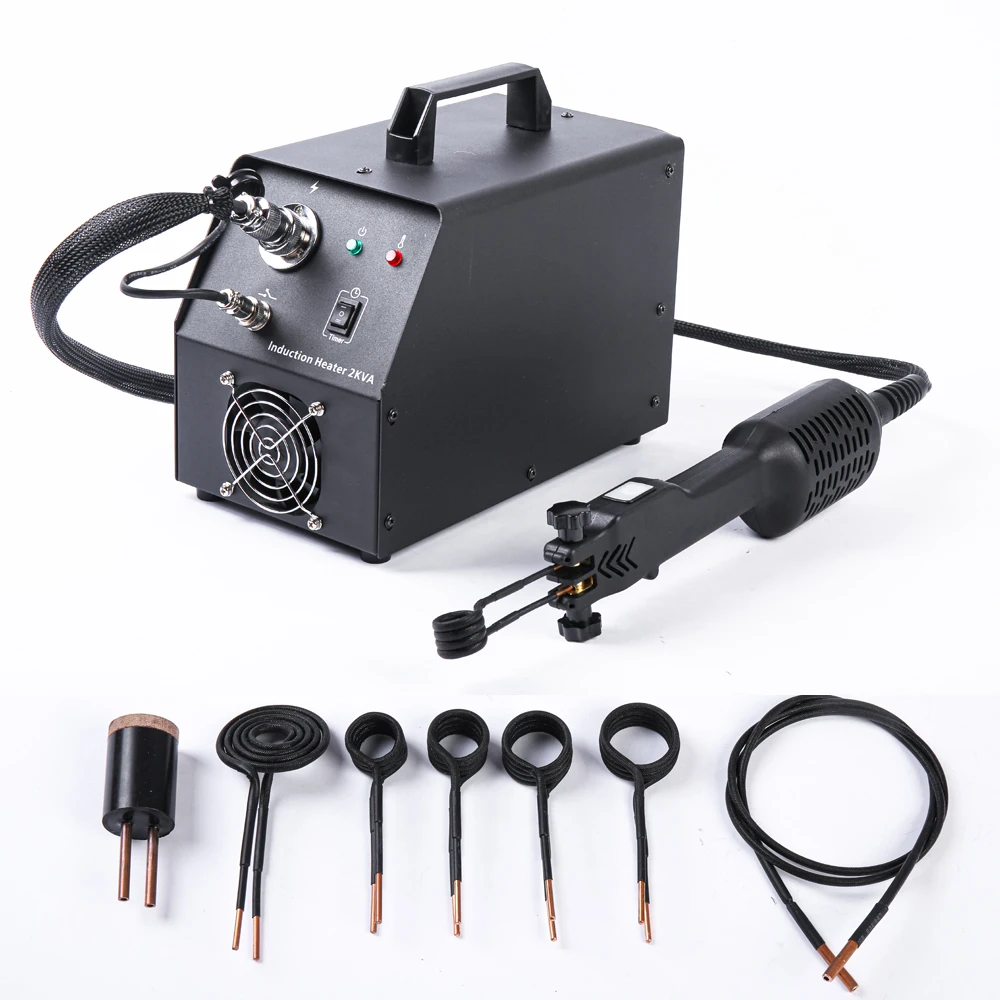 2KVA 230V Induction Heater with Coil Kits for Bolt and Nut Flameless Heating with EU Power Plug
2KVA 230V Induction Heater with Coil Kits for Bolt and Nut Flameless Heating with EU Power Plug