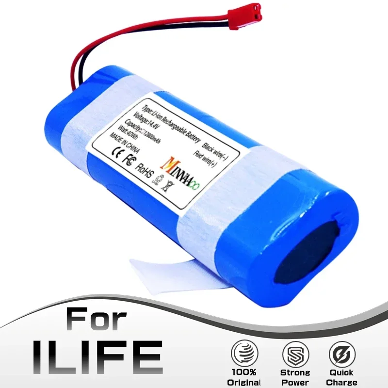 Original 14.4V Li-ion Battery For ILIFE V50 V55 V8s V3s Pro V5s Pro X750 Robot Vacuum Cleaner Battery
Original 14.4V Li-ion Battery For ILIFE V50 V55 V8s V3s Pro V5s Pro X750 Robot Vacuum Cleaner Battery