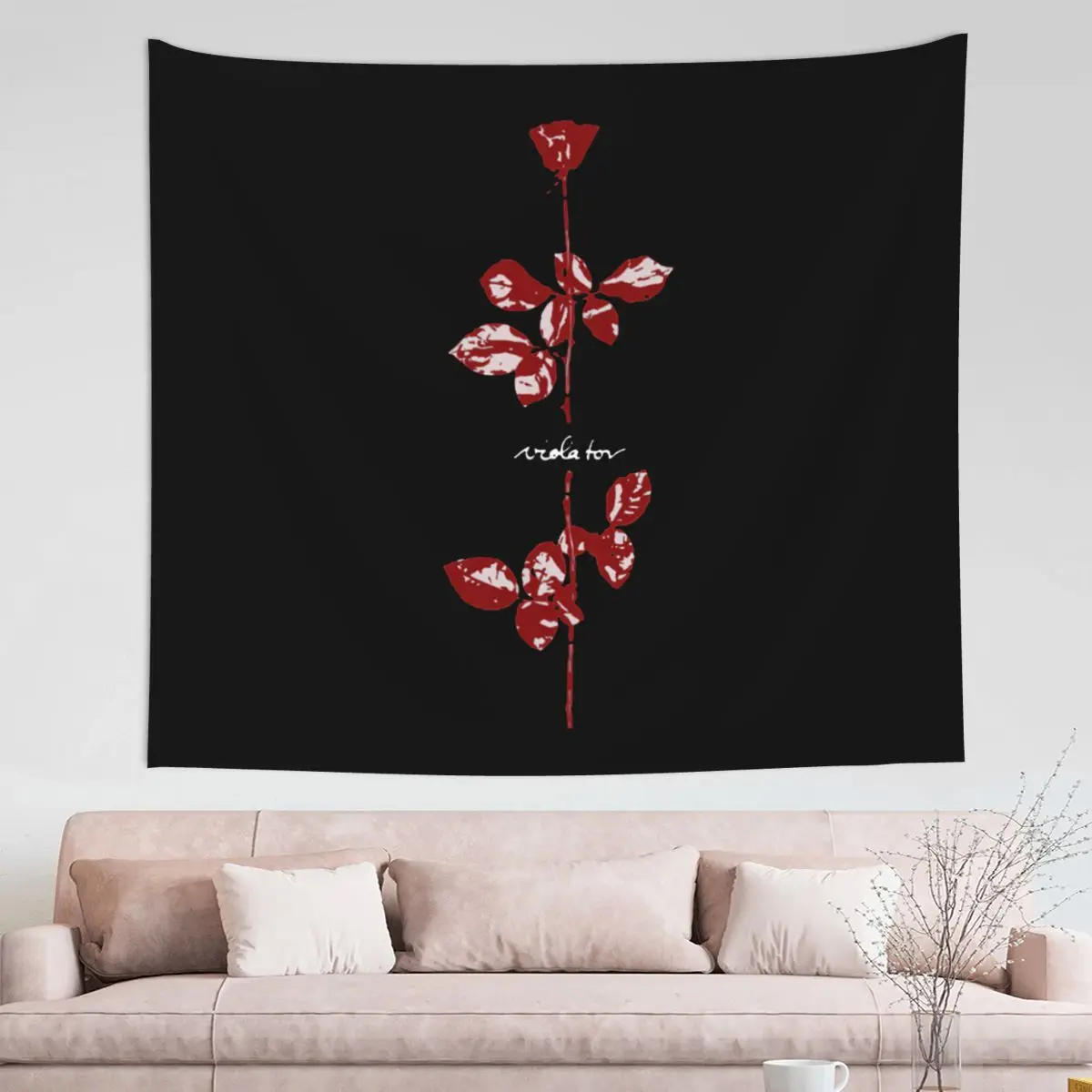 

Policy Of Truth Dm Music Band Depeche Cool Mode Tapestry Wall Hanging Hippie Tapestries Art Wall Blanket Home Decor Living Room