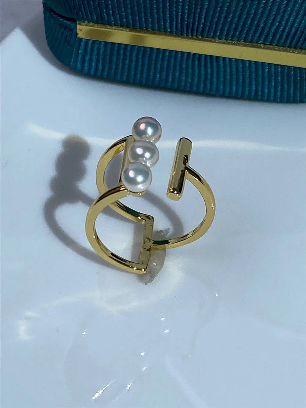 18K Gold Filled Plated Color Adjustable Ring 100% Cultured Natural Freshwater Pearl Ring for Women Jewelry Gift Wholesale
18K Gold Filled Plated Color Adjustable Ring 100% Cultured Natural Freshwater Pearl Ring for Women Jewelry Gift Wholesale