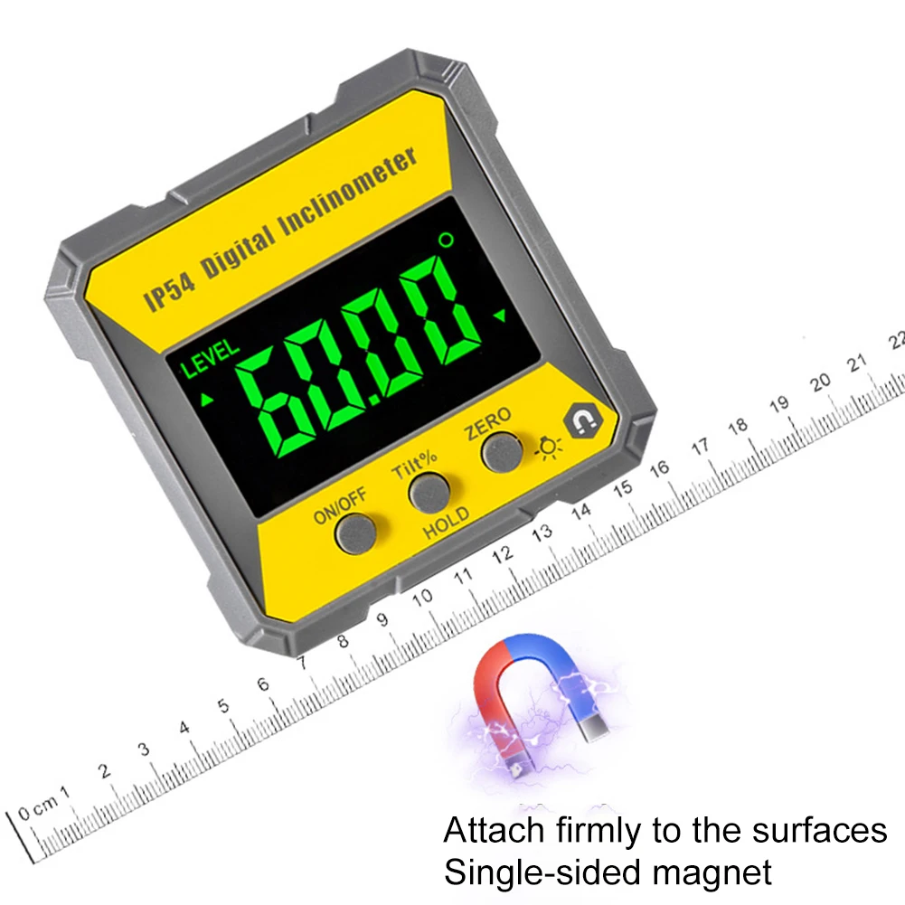 NEW Digital Level Angle Gauge 360° Mini Measuring Digital Inclinometer Magnetic Base Electronic Universal Bevel Protractor
NEW Digital Level Angle Gauge 360° Mini Measuring Digital Inclinometer Magnetic Base Electronic Universal Bevel Protractor