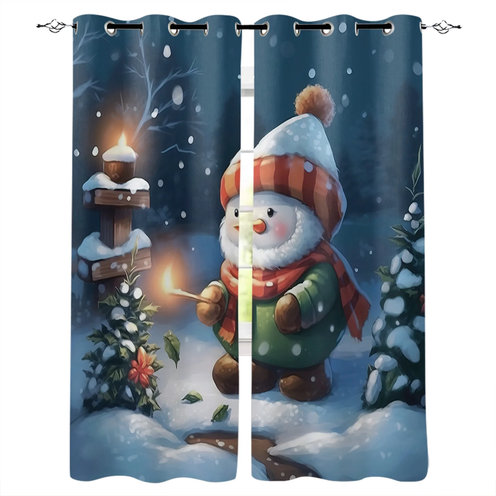 Christmas Snowman Christmas Tree Window Curtains for Living Room Bedroom Home Decor Kitchen Curtains Modern Balcony Drapes
Christmas Snowman Christmas Tree Window Curtains for Living Room Bedroom Home Decor Kitchen Curtains Modern Balcony Drapes