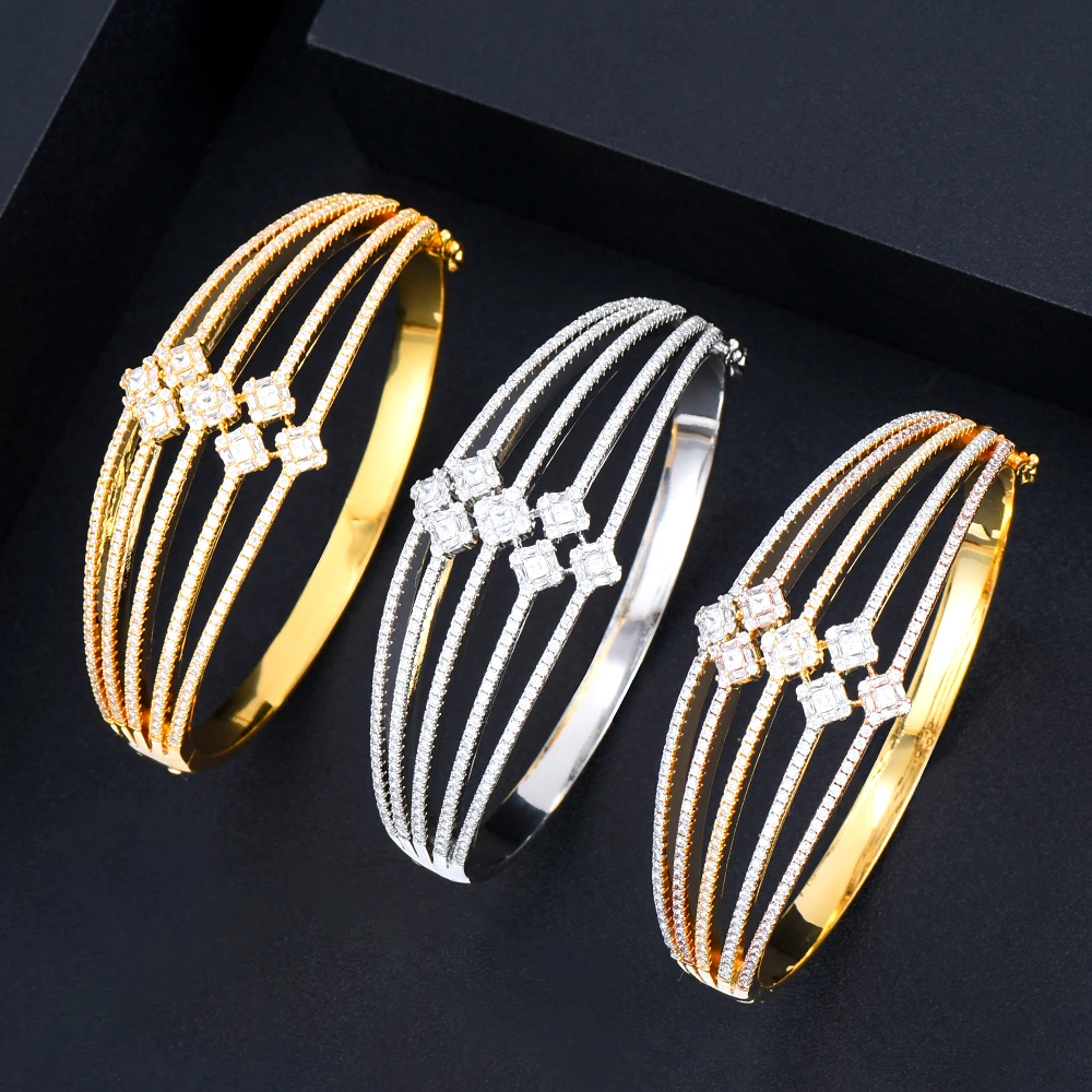 Blachette Indian Charm Original Design Stackable Bangle For Women Bridal Wedding Cubic Zircon Bracelet Party Jewelry Accessories
Blachette Indian Charm Original Design Stackable Bangle For Women Bridal Wedding Cubic Zircon Bracelet Party Jewelry Accessories