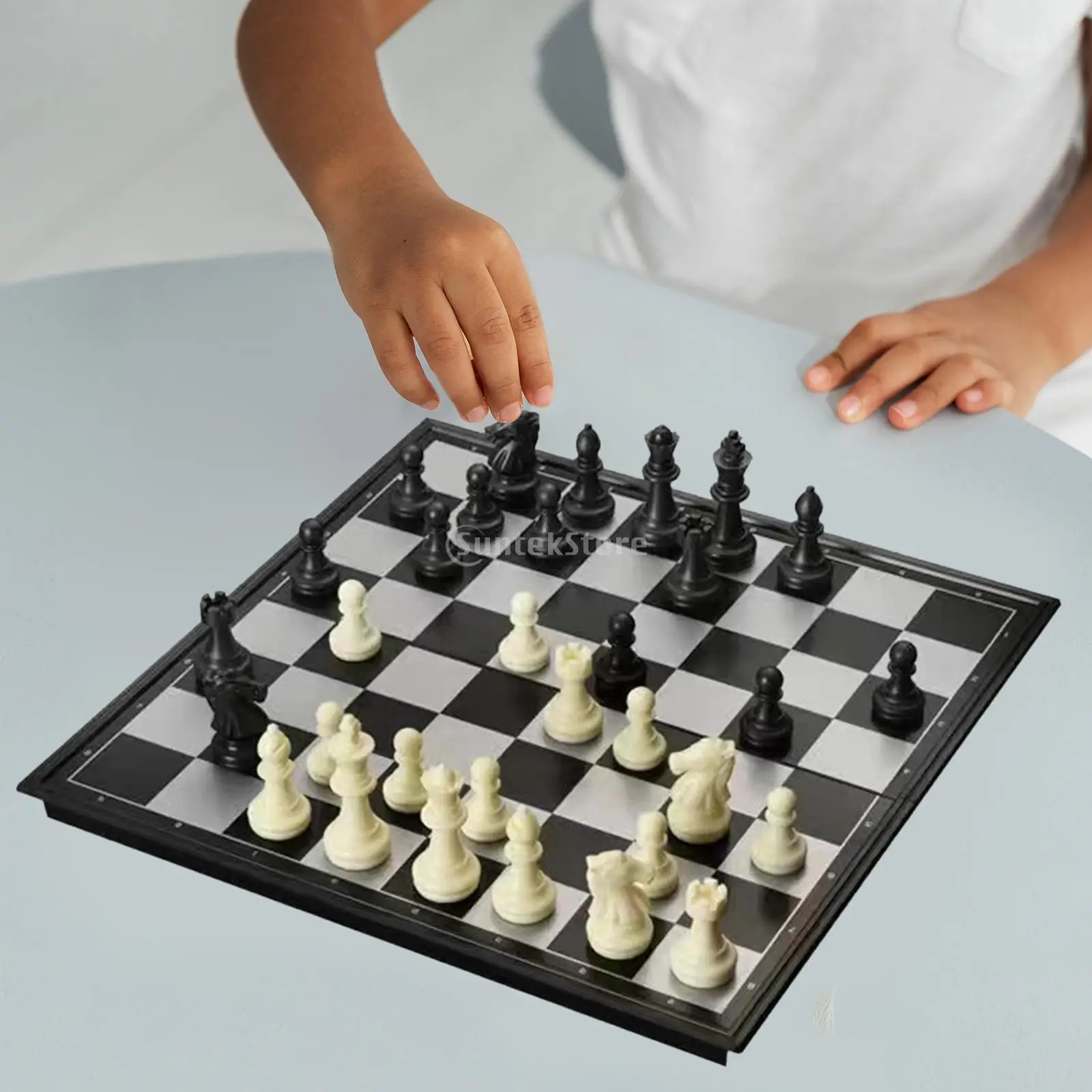 2023 hot International Chess Folding Magnetic Plastic Chessboard Board Game Portable Child Educational Toy Family Chess Game
2023 hot International Chess Folding Magnetic Plastic Chessboard Board Game Portable Child Educational Toy Family Chess Game