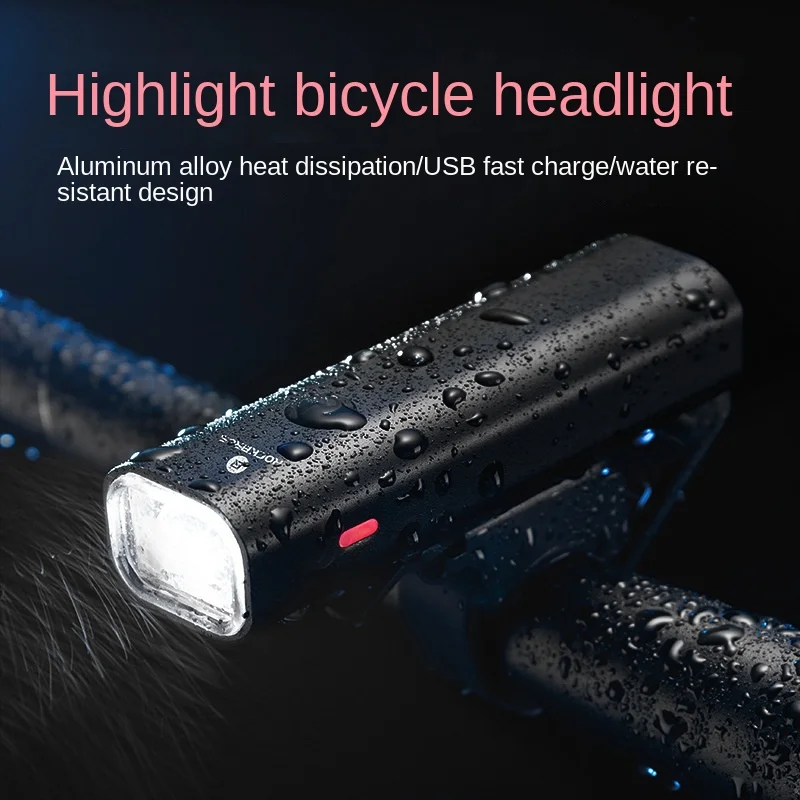 Bicycle Light Night Riding Strong Light Flashlight USB Charging Rainproof Mountain Bike Headlight Aluminum Alloy Bike Light
Bicycle Light Night Riding Strong Light Flashlight USB Charging Rainproof Mountain Bike Headlight Aluminum Alloy Bike Light