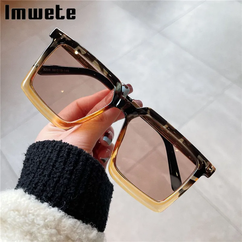 Imwete Colored Oversized Sunglasses for Women 2022 Luxury Brand Vintage Square Eyewear UV400 Leopard Frame Outdoors Glasses Men
Imwete Colored Oversized Sunglasses for Women 2022 Luxury Brand Vintage Square Eyewear UV400 Leopard Frame Outdoors Glasses Men