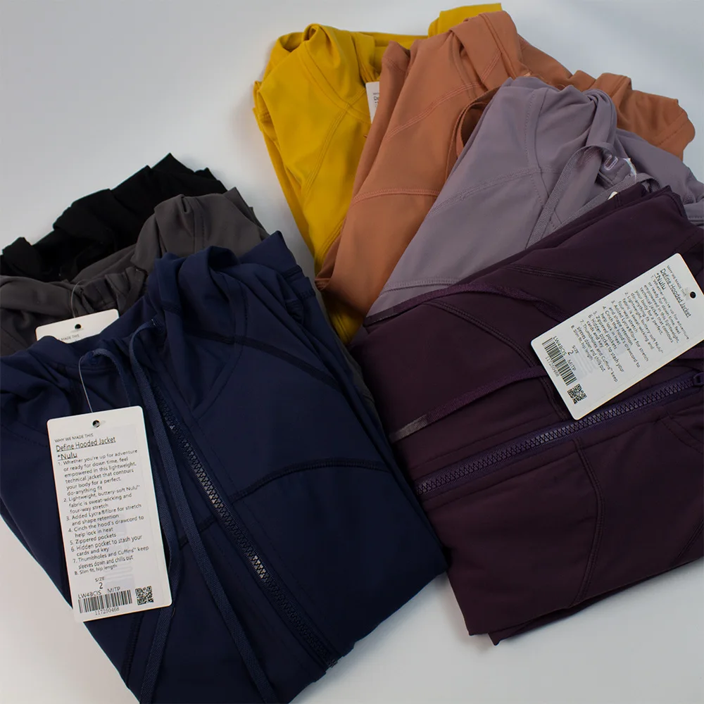 LULU YOU LIKE Women Hooded Jacket Sports Define Zip Coat Long Sleeve with Pockets Workout Running Training Top Gym Wear 
LULU YOU LIKE Women Hooded Jacket Sports Define Zip Coat Long Sleeve with Pockets Workout Running Training Top Gym Wear