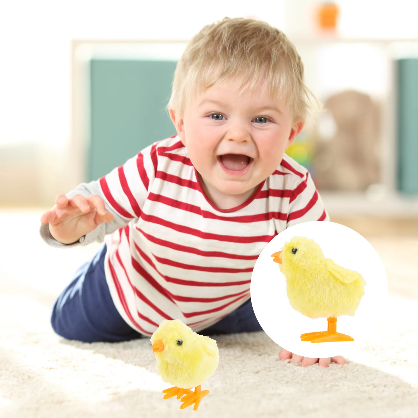 Clockwork Toy Puzzle Toy Plush Chick Toys Chicken Dancing Chick Toy Plastic Chick Jumping Toy Baby
Clockwork Toy Puzzle Toy Plush Chick Toys Chicken Dancing Chick Toy Plastic Chick Jumping Toy Baby