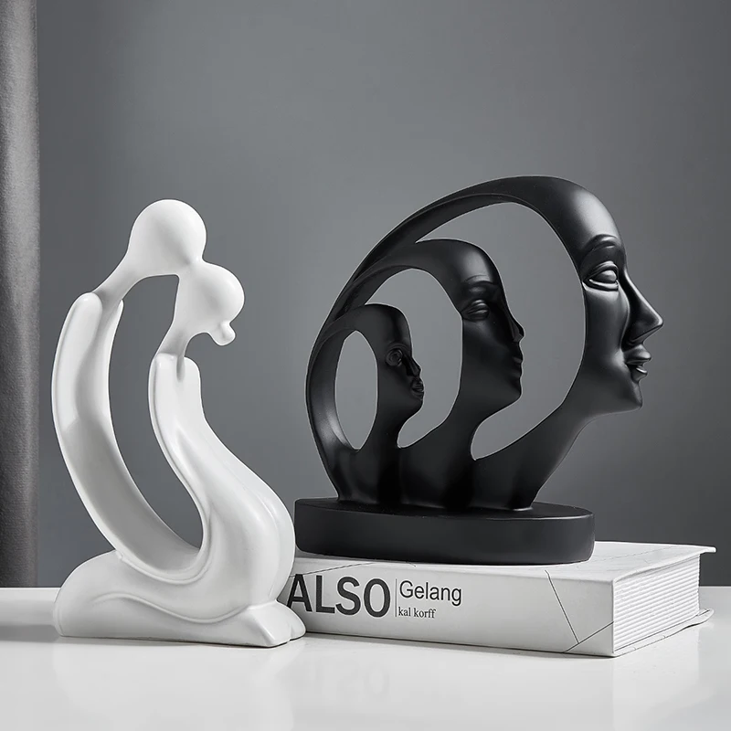 Nordic Retro Resin Human Face Figures Statues Sculptures Mask Statue Living Room Table Decoration Office Desk Accessories
Nordic Retro Resin Human Face Figures Statues Sculptures Mask Statue Living Room Table Decoration Office Desk Accessories