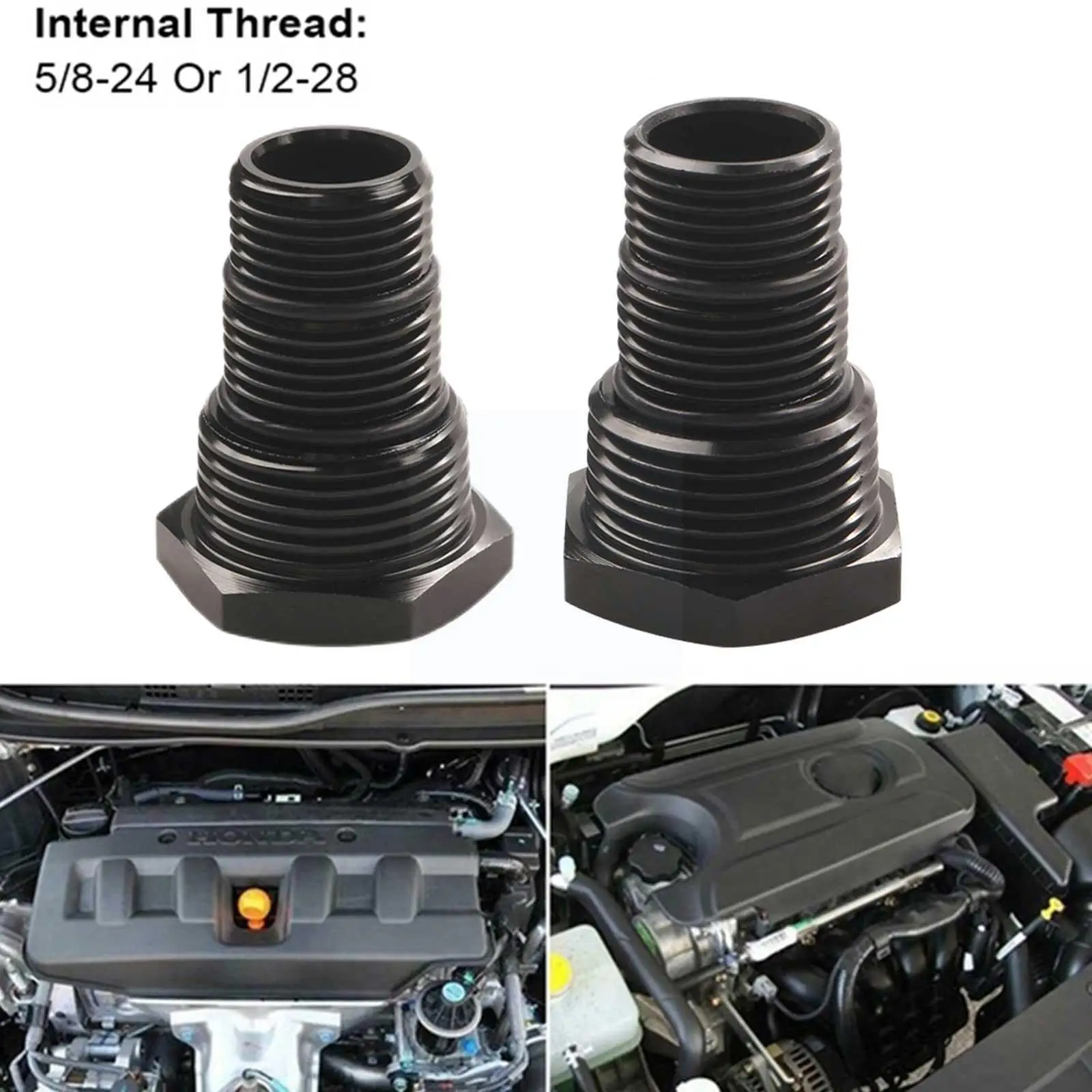 

Oil Filter Threaded Adapter Anodized Car Modification 3/4 13/16"-16 Accessories Npt To Auto 5/8"-24 Or 1/2"-28 3/4"-16 G8b2