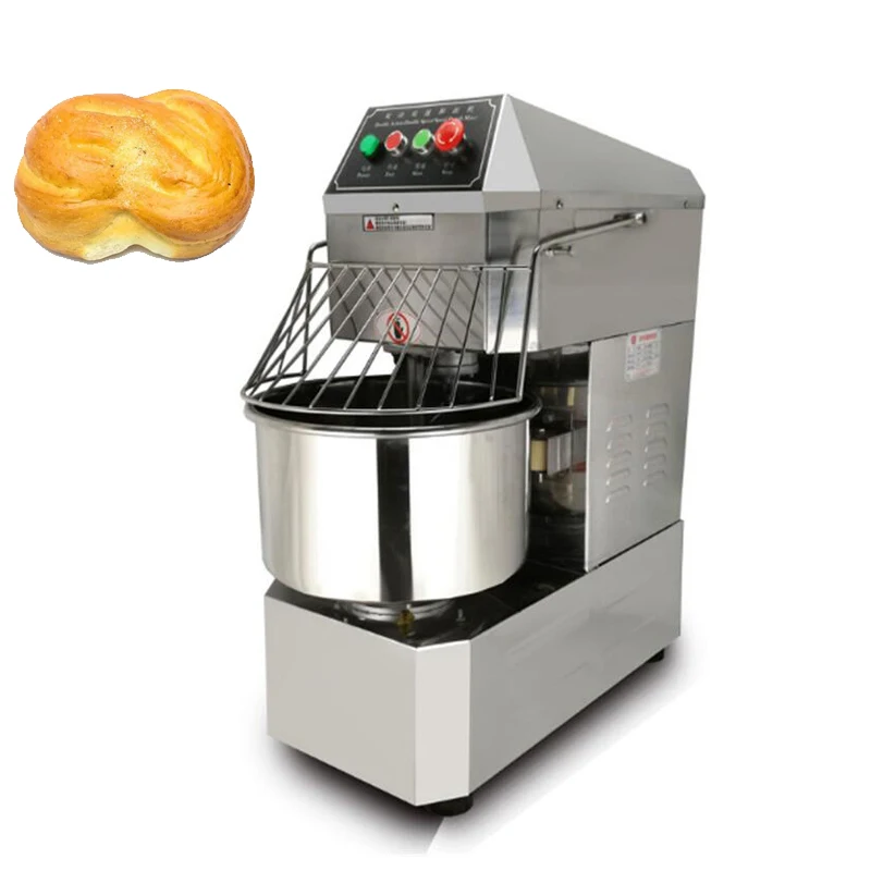 

Bakery Shop 20 liters Spiral Dough Mixer Double Speed Double Action Multifunctional Pizza Dough Kneading Machine