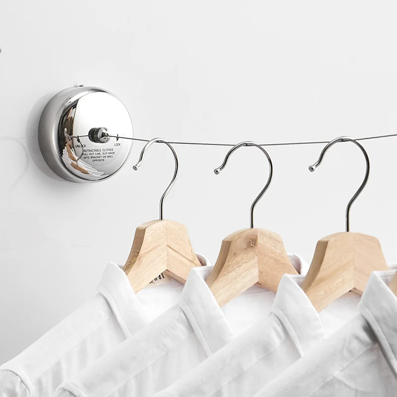 Organiser Storage Drying Hanger Portable Clotheslines Laundry Stainless 304 Rack Steel Retractable Clothes Rope Clothes Dryer
Organiser Storage Drying Hanger Portable Clotheslines Laundry Stainless 304 Rack Steel Retractable Clothes Rope Clothes Dryer