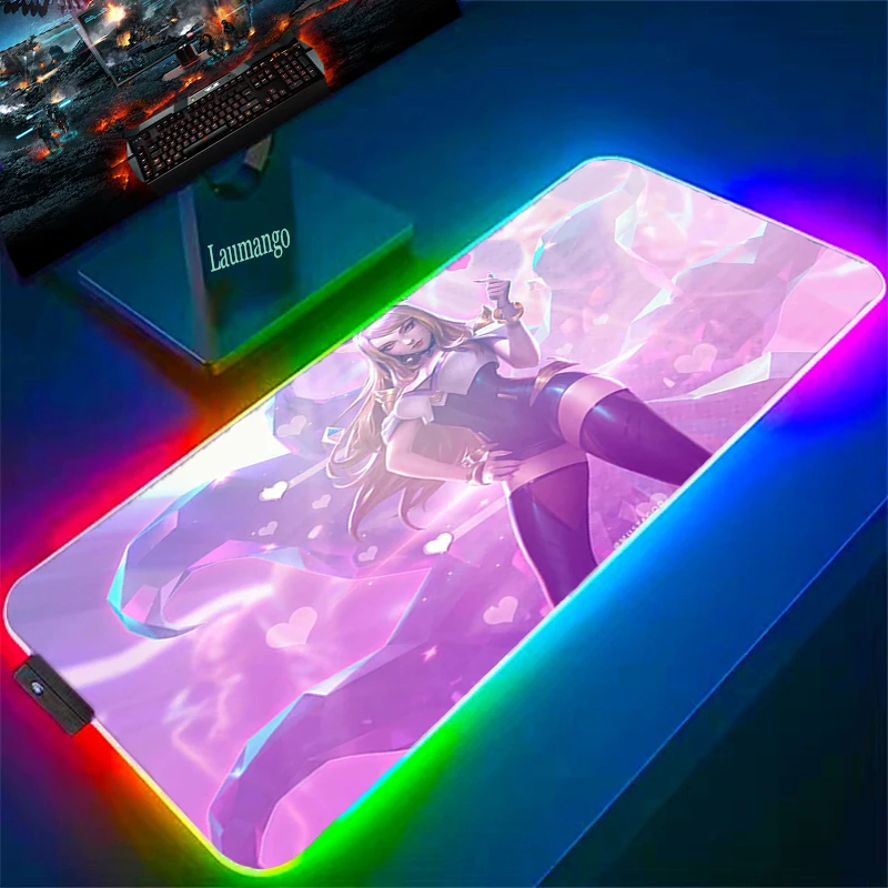 KDA ALL OUT LOL RGB Gaming Computer Mat Anime Mousepad Xxl Manga Accessory Game Mats Desk Pad Deskpad Mouse Carpet Rug Pc Gamer
KDA ALL OUT LOL RGB Gaming Computer Mat Anime Mousepad Xxl Manga Accessory Game Mats Desk Pad Deskpad Mouse Carpet Rug Pc Gamer