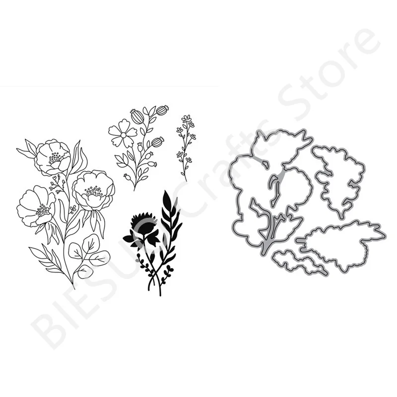 2022 New Arrival Fresh Flower Clear Stamps And Metal Cutting Dies Scrapbooking Paper Cards Embossing Handmade Decoration Crafts
2022 New Arrival Fresh Flower Clear Stamps And Metal Cutting Dies Scrapbooking Paper Cards Embossing Handmade Decoration Crafts
