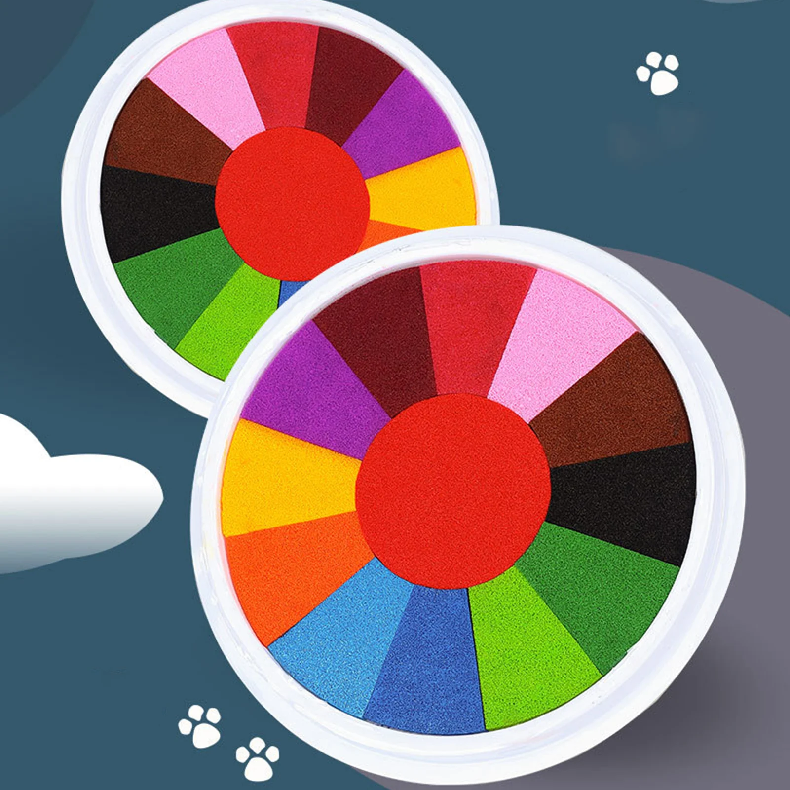 Finger Paint For Toddlers DIY Finger Ink Pad Craft Ink Pad Hand Stamp Ink Pad Cardmaking Round For Kids Education Drawing Toys
Finger Paint For Toddlers DIY Finger Ink Pad Craft Ink Pad Hand Stamp Ink Pad Cardmaking Round For Kids Education Drawing Toys