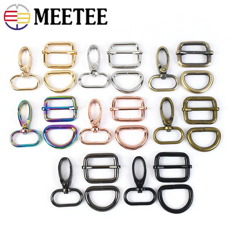 2Sets 16-38mm Metal Buckle Lobster Clasp D Ring Tri Glide Buckle for Bag Strap Dog Collar Adjuster Hook DIY Hardware Accessories
2Sets 16-38mm Metal Buckle Lobster Clasp D Ring Tri Glide Buckle for Bag Strap Dog Collar Adjuster Hook DIY Hardware Accessories