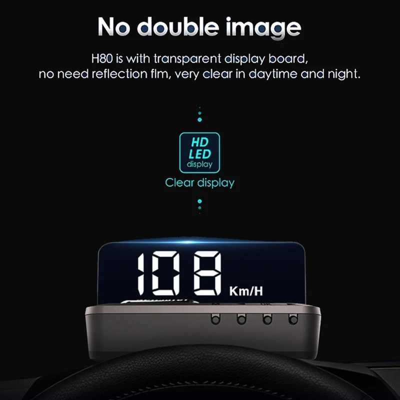 Car HUD Mirror Head Up Display OBDII Gauge Projector Overspeed Alarm Voltage Water Temperature Monitor Speedometer
Car HUD Mirror Head Up Display OBDII Gauge Projector Overspeed Alarm Voltage Water Temperature Monitor Speedometer