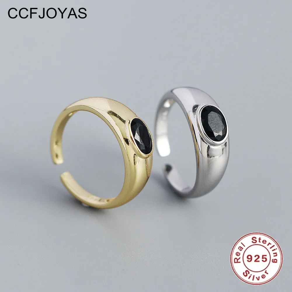 CCFJOYAS European and American Retro Light Luxury 925 Sterling Silver ins Geometric Oval Open Ring Fashion Party Wedding Jewelry 
CCFJOYAS European and American Retro Light Luxury 925 Sterling Silver ins Geometric Oval Open Ring Fashion Party Wedding Jewelry