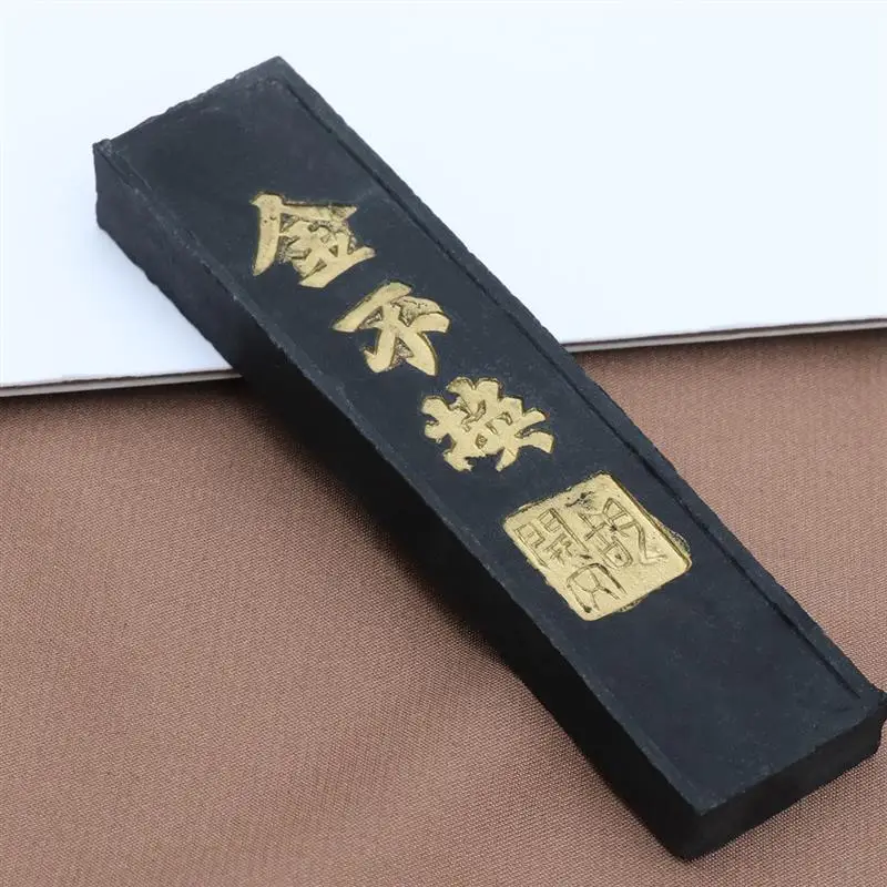 Chinese Calligraphy Ink Stone Handmade Ink Block Ink Stick for Chinese Japanese Calligraphy and Painting (Black)
Chinese Calligraphy Ink Stone Handmade Ink Block Ink Stick for Chinese Japanese Calligraphy and Painting (Black)