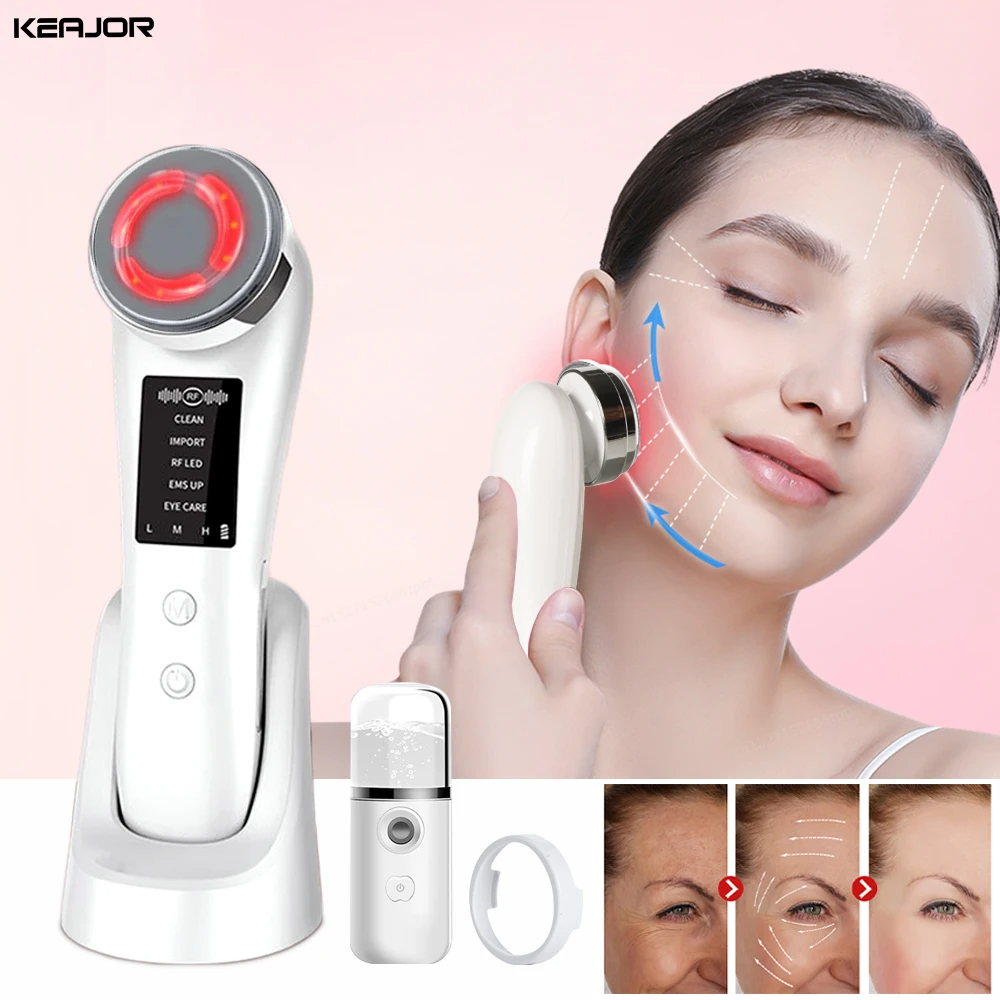 RF Face Skin Tightening Electric Radio Frequency Massager LED Facial Rejuvenation EMS Lifting Wrinkle Remover with Blue Light
RF Face Skin Tightening Electric Radio Frequency Massager LED Facial Rejuvenation EMS Lifting Wrinkle Remover with Blue Light