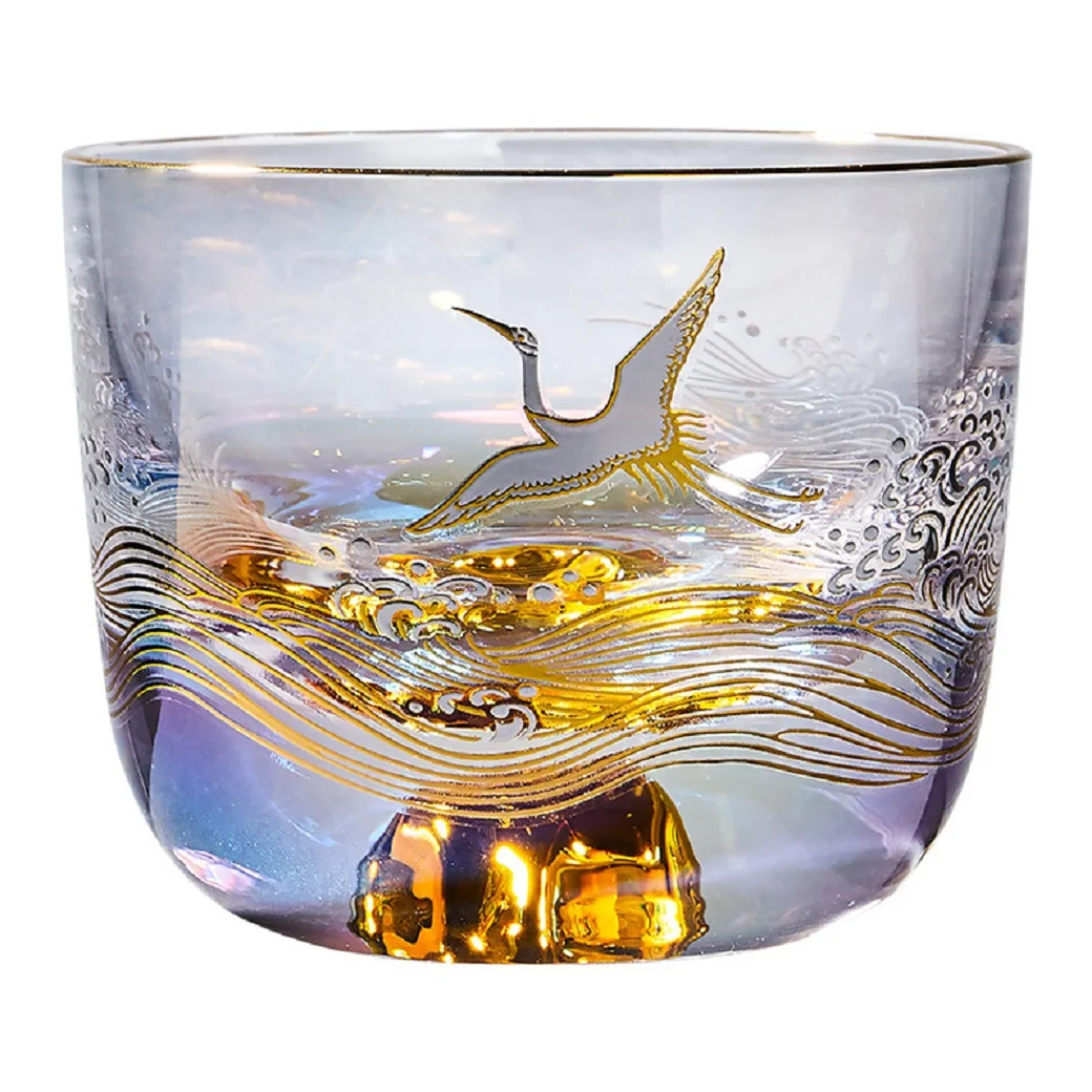 Glass thickened personal tea cup Chinese tea set tea cup master tea cup color gold and silver beaker
Glass thickened personal tea cup Chinese tea set tea cup master tea cup color gold and silver beaker