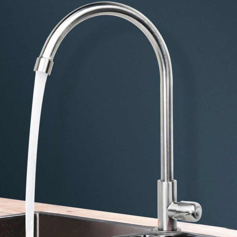 Brushed Bathroom Elbow Faucet Stainless Steel Basin Faucet Kitchen Gourmet Faucet Single Cold Sink Tap Cheap Vanity Water Tap
Brushed Bathroom Elbow Faucet Stainless Steel Basin Faucet Kitchen Gourmet Faucet Single Cold Sink Tap Cheap Vanity Water Tap