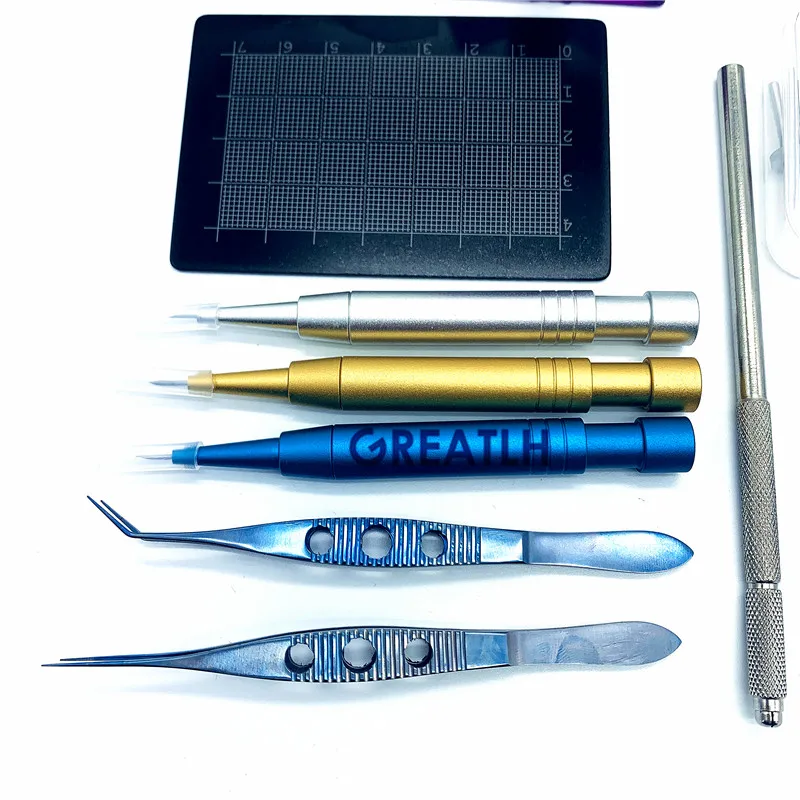Fue hair implant pen 0.8MM 0.9MM 1.0MM Hair planting PUNCH NEEDLE hair transplant kit fue set fue kit
Fue hair implant pen 0.8MM 0.9MM 1.0MM Hair planting PUNCH NEEDLE hair transplant kit fue set fue kit