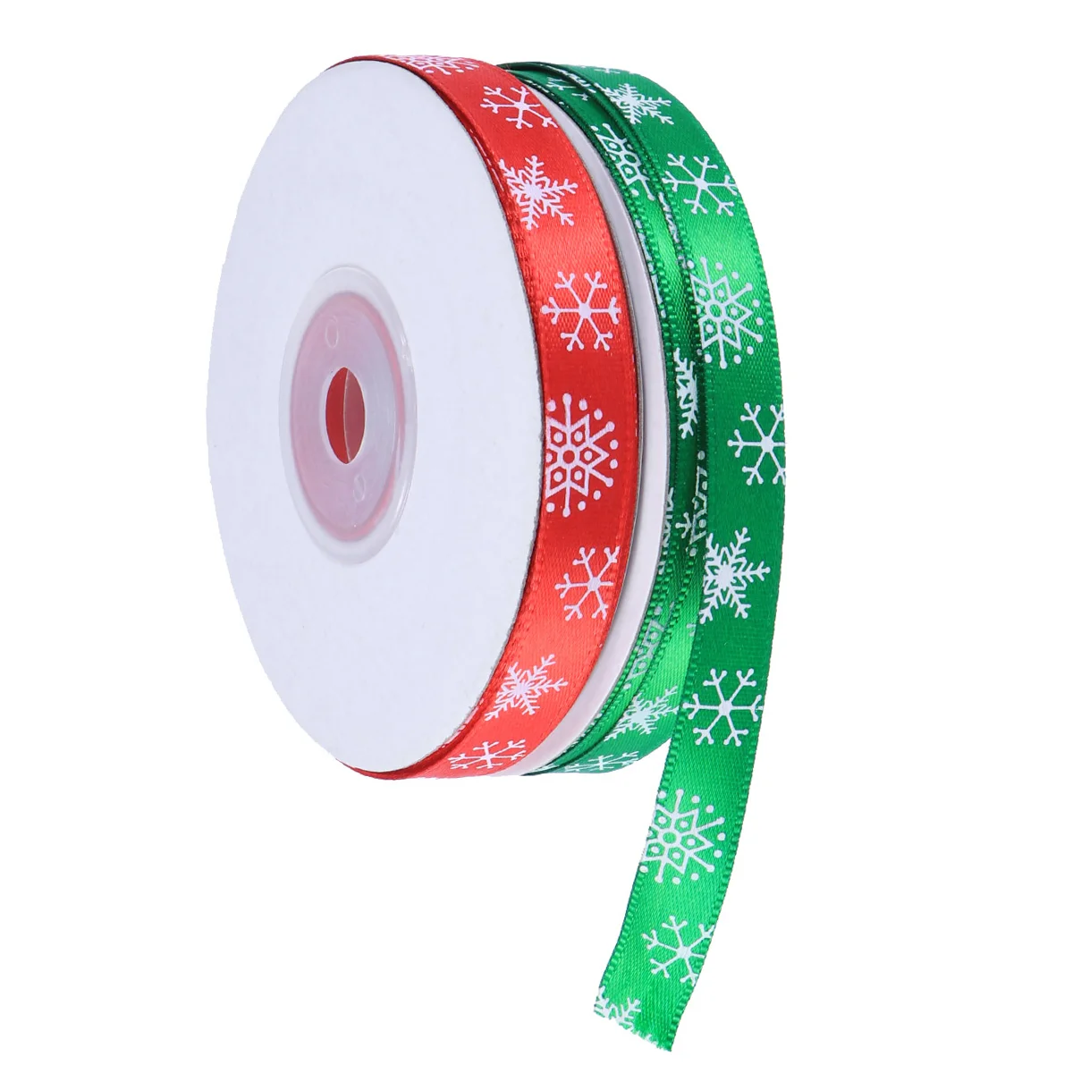 2pcs Ribbon Roll Snowflake Christmas Printing Polyster Tape for DIY Decoration Craft
2pcs Ribbon Roll Snowflake Christmas Printing Polyster Tape for DIY Decoration Craft