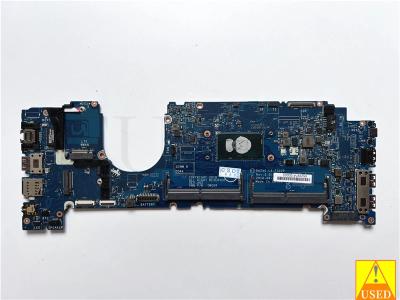 Бывшая в употреблении материнская плата для ноутбука Dell 7490 Φ SR3JY Φ полностью протестированная 100% работа
Бывшая в употреблении материнская плата для ноутбука Dell 7490 Φ SR3JY Φ полностью протестированная 100% работа