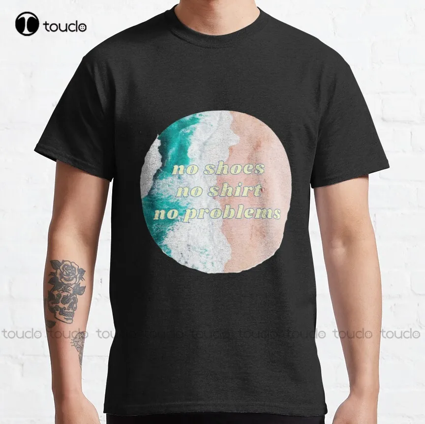 No Shoes No Shirt No Problems Classic T-Shirt Kenny Chesney Summer Shirts For Men O-Neck Streetwear Oversized Men Tee Shirts
No Shoes No Shirt No Problems Classic T-Shirt Kenny Chesney Summer Shirts For Men O-Neck Streetwear Oversized Men Tee Shirts