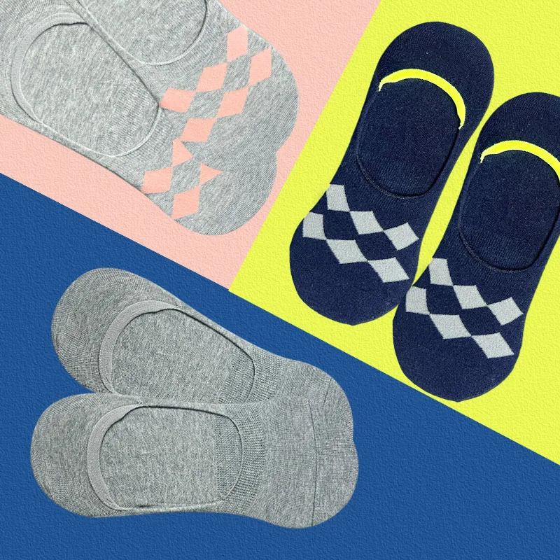 Invisible Mens Cotton Boats Thin Silicone Anti-Slip Socks Summer Colorful Skateboard Argyle Low Cut Black White Socks 3 Pairs
Invisible Mens Cotton Boats Thin Silicone Anti-Slip Socks Summer Colorful Skateboard Argyle Low Cut Black White Socks 3 Pairs