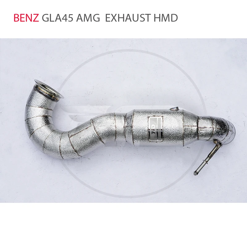 HMD Car Accessories Exhaust Manifold for Mercedes Benz GLA45 Catalytic Converter Downpipe Catless Header Auto Replacement Parts
HMD Car Accessories Exhaust Manifold for Mercedes Benz GLA45 Catalytic Converter Downpipe Catless Header Auto Replacement Parts
