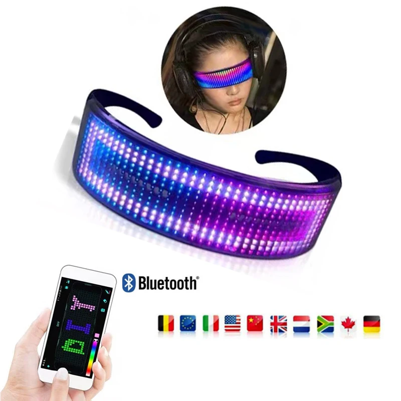 Led Glasses Party Glasses Halloween Decoration Glow In The Dark Birthday Christmas Luminous Rave Neon Party Luminous Bluetooth
Led Glasses Party Glasses Halloween Decoration Glow In The Dark Birthday Christmas Luminous Rave Neon Party Luminous Bluetooth