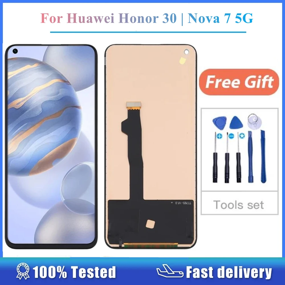 Совместим с Huawei Honor 30 Nova 7 5G TFT ЖК-дисплей сенсорный экран в сборе смартфон Запасная часть
Совместим с Huawei Honor 30 Nova 7 5G TFT ЖК-дисплей сенсорный экран в сборе смартфон Запасная часть
