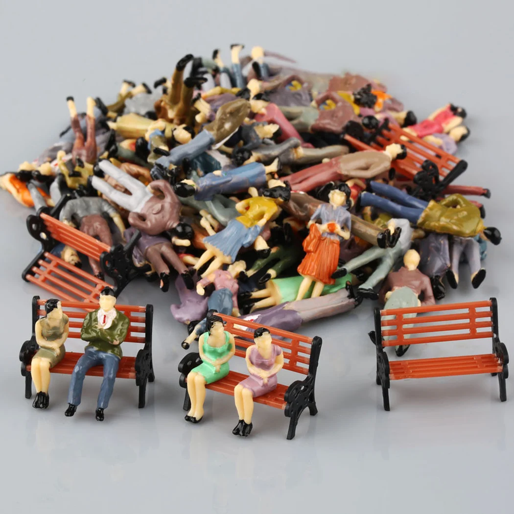 50Pcs Model Train O Scale Bench Chair Seated Standing People Figures Street Park Layout Plastic Crafts Home Decor Kids Toys
50Pcs Model Train O Scale Bench Chair Seated Standing People Figures Street Park Layout Plastic Crafts Home Decor Kids Toys