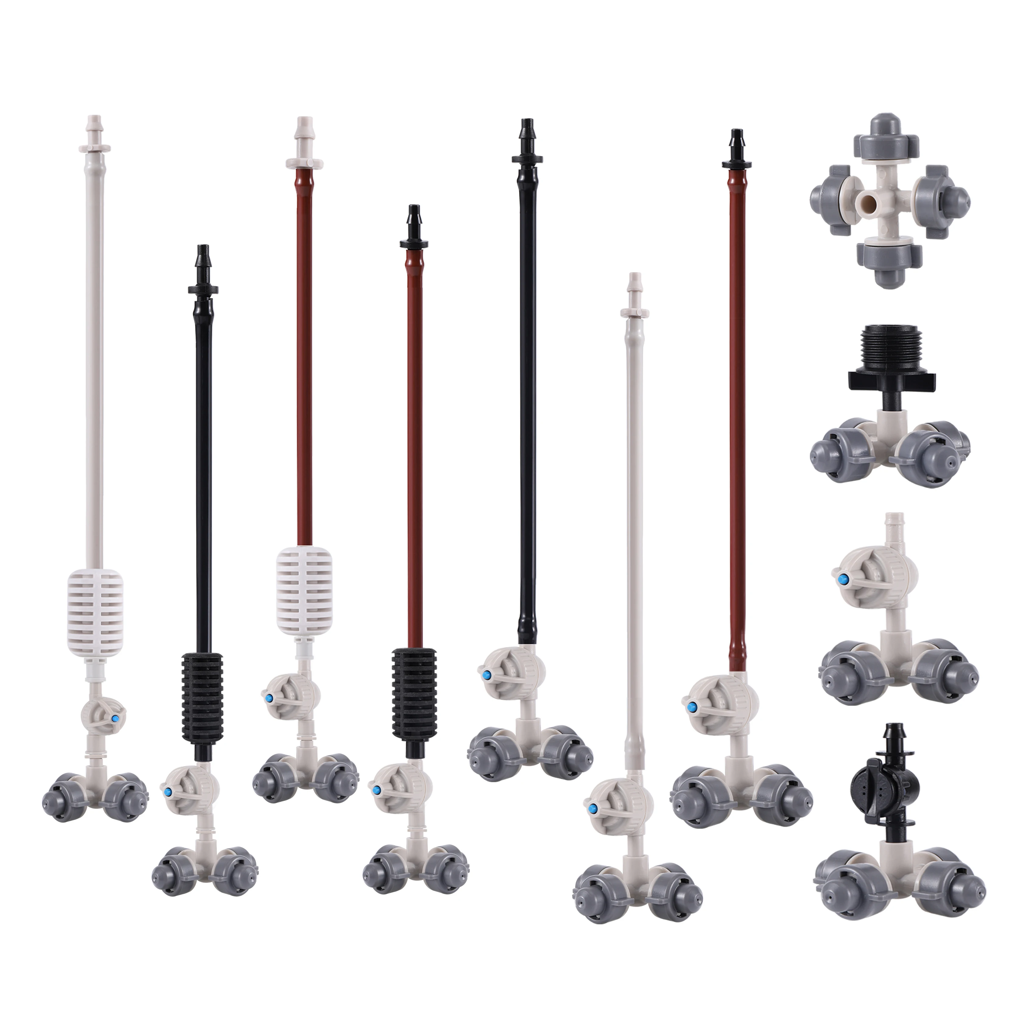 4/7mm Hanging Irrigation Cross Atomizing Nozzle, Drip Irrigation Garden Greenhouse Indoor Humidifier with Valve Anti-Drip Nozzle
4/7mm Hanging Irrigation Cross Atomizing Nozzle, Drip Irrigation Garden Greenhouse Indoor Humidifier with Valve Anti-Drip Nozzle