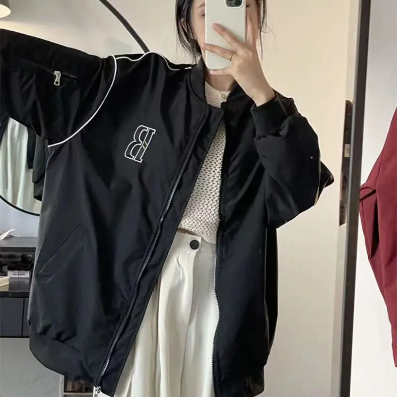 QWEEK Vintage Women's Bomber Jacket Korean Style Windbreaker Black Jacket Female Oversized Streetwear Gothic Harajuku Fashion
QWEEK Vintage Women's Bomber Jacket Korean Style Windbreaker Black Jacket Female Oversized Streetwear Gothic Harajuku Fashion