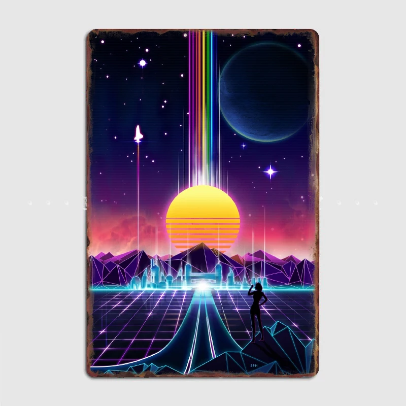 Neon Sunrise Metal Plaque Poster Garage Decoration Living Room Cinema Living Room Custom Tin Sign Poster
Neon Sunrise Metal Plaque Poster Garage Decoration Living Room Cinema Living Room Custom Tin Sign Poster