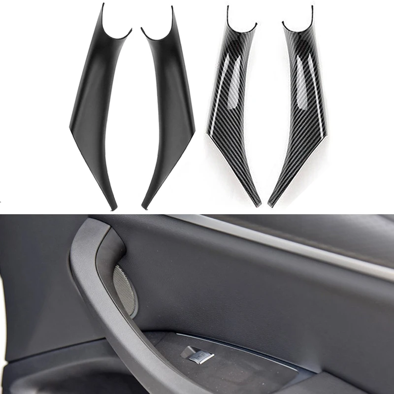Matte Black Carbon Fiber Look Inner Door Handle Covers For BMW X3 X4 G01 G02 2018 2019 2020 2021 2022 Left Right Accessories
Matte Black Carbon Fiber Look Inner Door Handle Covers For BMW X3 X4 G01 G02 2018 2019 2020 2021 2022 Left Right Accessories