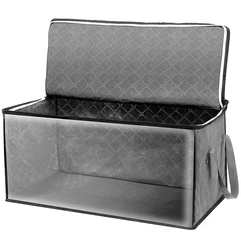 Foldable Bags Quilted Storage Bag Non-woven Box Folding Wardrobe Clothing Organizer Dust-proof Clear Shelf Cabinet Organization
Foldable Bags Quilted Storage Bag Non-woven Box Folding Wardrobe Clothing Organizer Dust-proof Clear Shelf Cabinet Organization