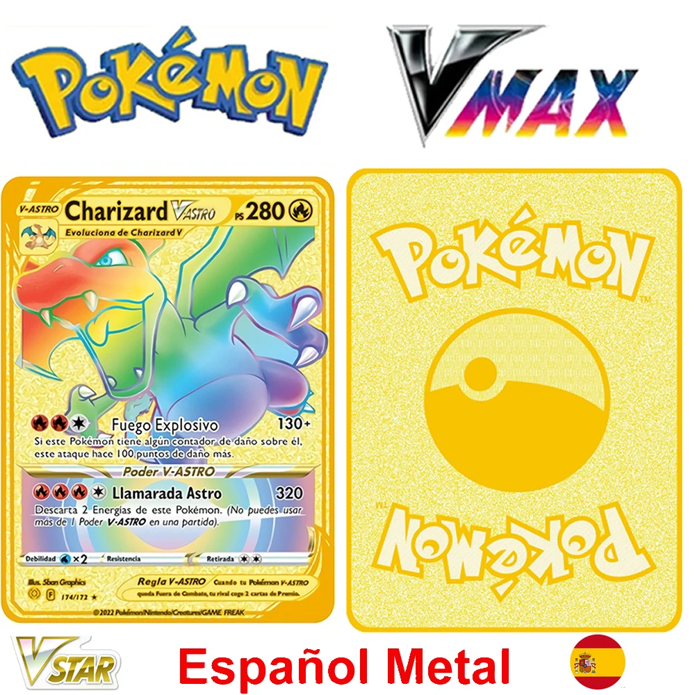 Испанский Vmax Mewtwo Покемон Металлические Карты Покемон España буквы Vstar Arceus Charizard Iron Gold Play торговая Игра коллекционная игрушка
Испанский Vmax Mewtwo Покемон Металлические Карты Покемон España буквы Vstar Arceus Charizard Iron Gold Play торговая Игра коллекционная игрушка