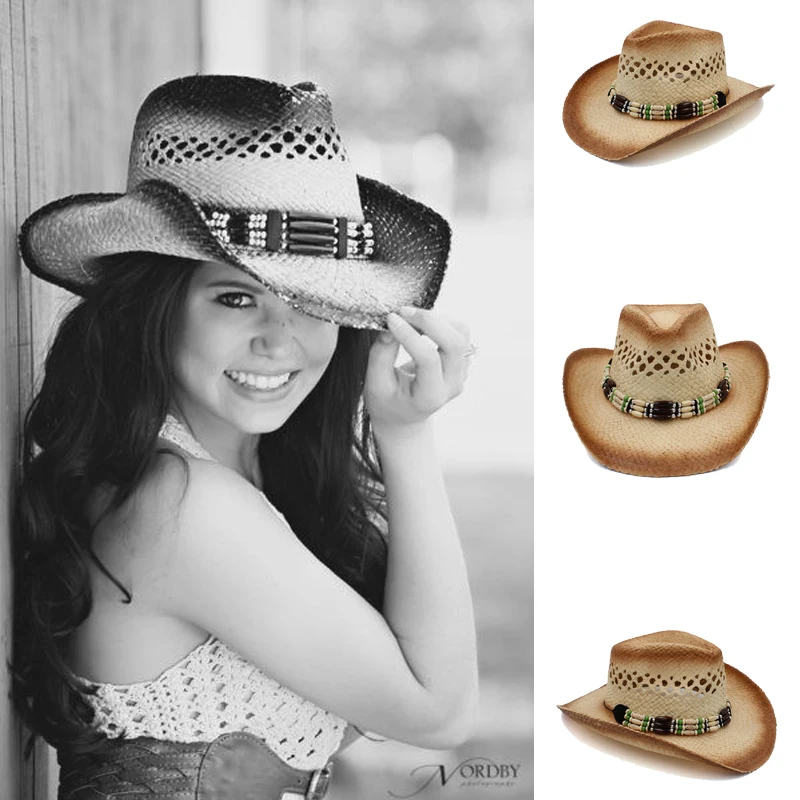 Men Women Straw Western Cowboy Hats Wide Brim Sunhat Party Travel Outdoor Caps Classical Retro Sombrero UK Size L US 7 1/4
Men Women Straw Western Cowboy Hats Wide Brim Sunhat Party Travel Outdoor Caps Classical Retro Sombrero UK Size L US 7 1/4